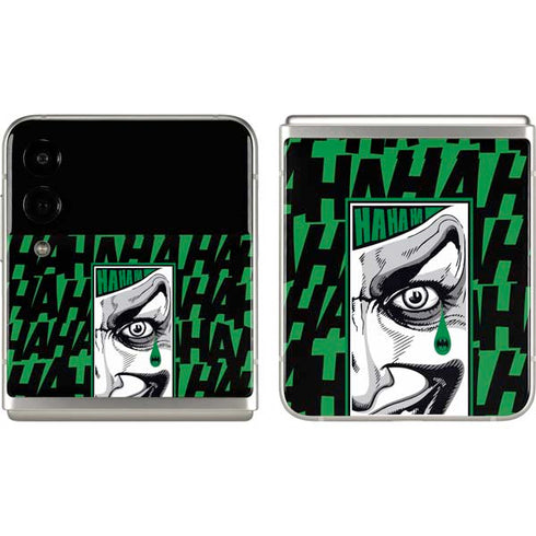 DC Comics The Joker Teardrop Card Galaxy Z Flip3 5G Skin
